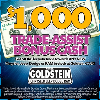$1,000 Trade-Assist BONUS CASH!*